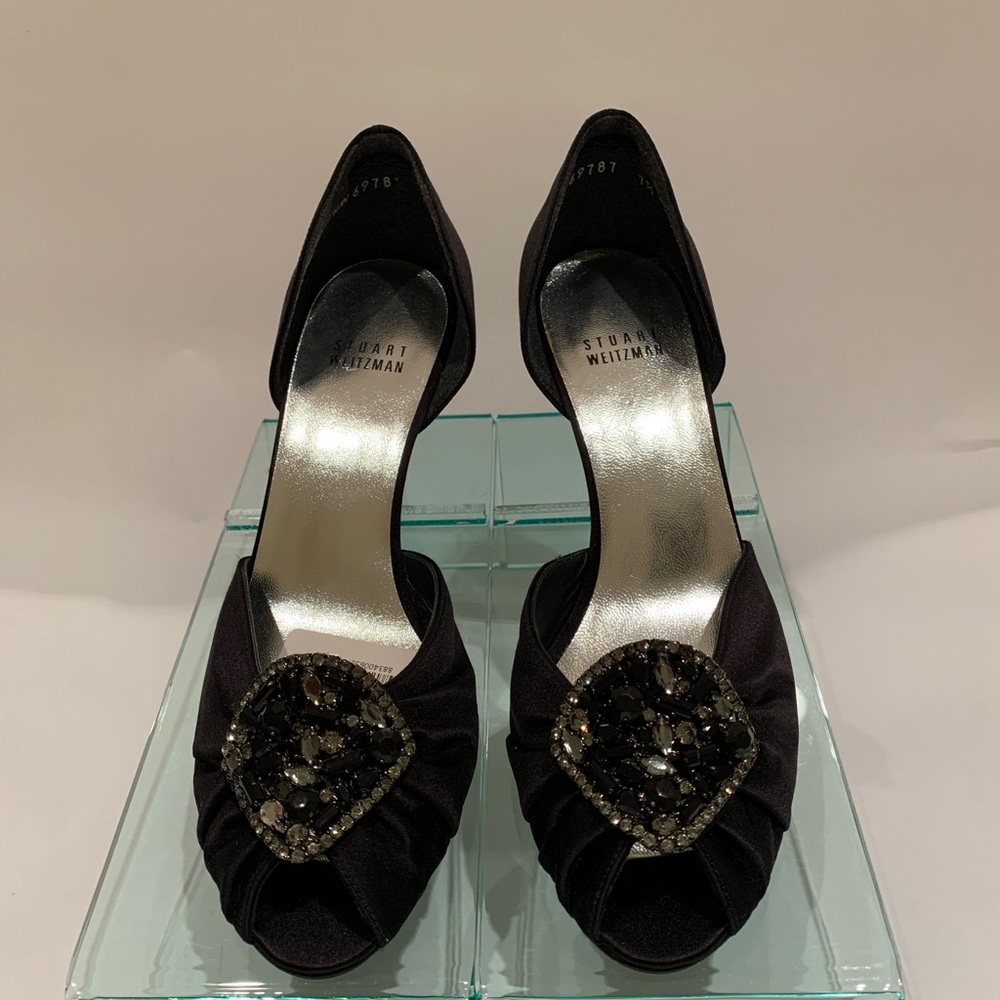 Stuart Weitzman Bridal & Evening Collection Princess Ope Toe Pumps